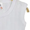 Hvc Bebek Atlet Body Jakarlı Pamuklu Çizgili Çıtçıtlı Zıbın Beyaz 5'li Set Unisex