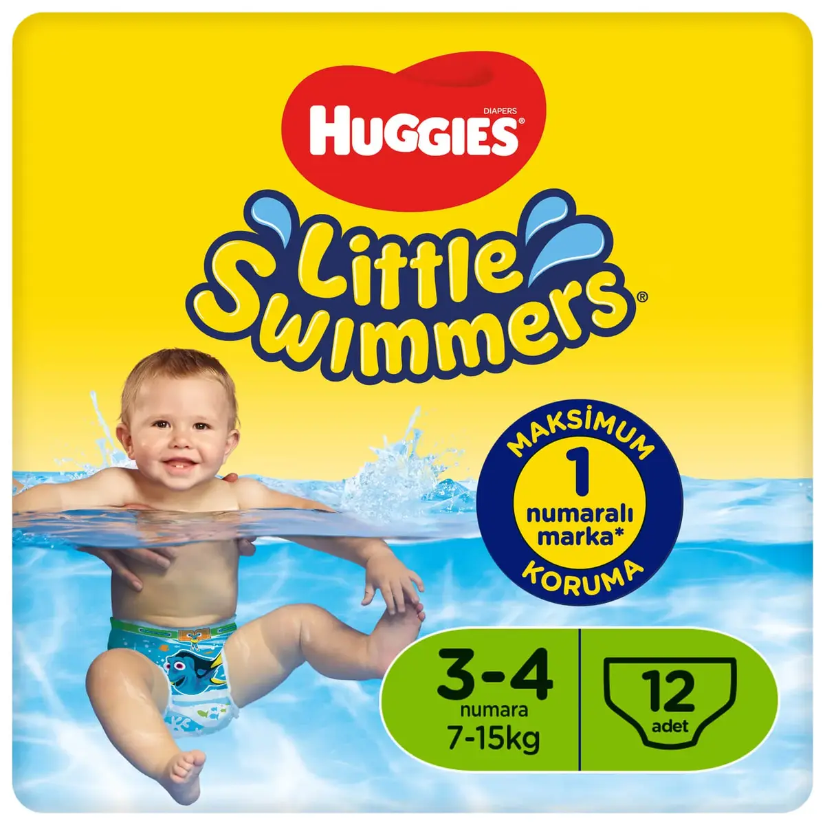 Huggies Little Swimmers Mayo Bebek Bezi Small 7-15 Kg 