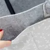 Babyjem Keçe Anne Bebek Bakım Çantası Gri Çiçek