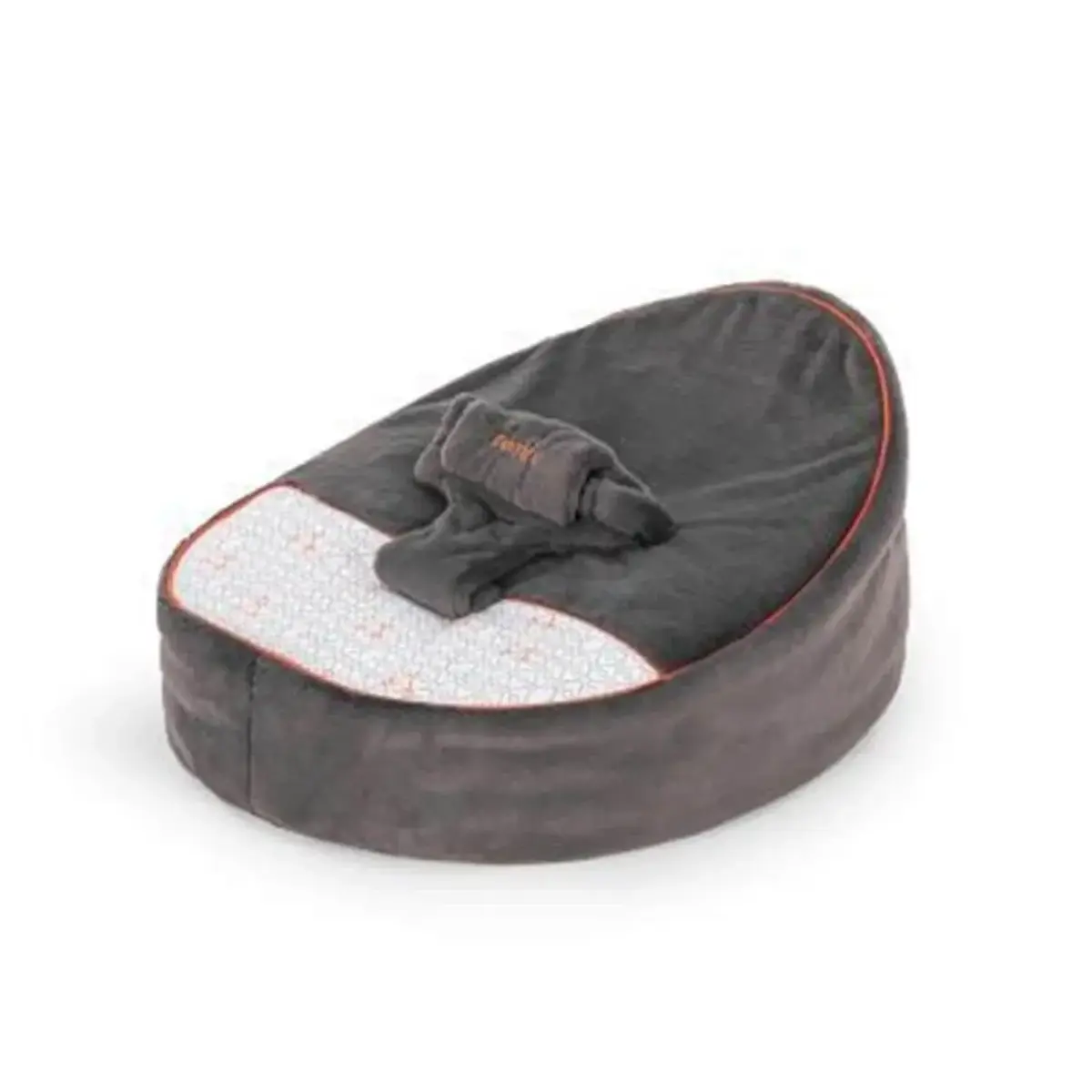 Gezenbebe Comfy Dolgulu Bebek Pufu Charcoal