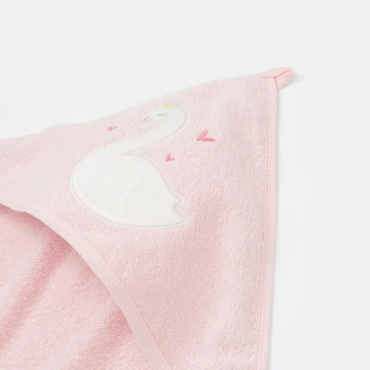 Bibaby Havlu Swan Pembe