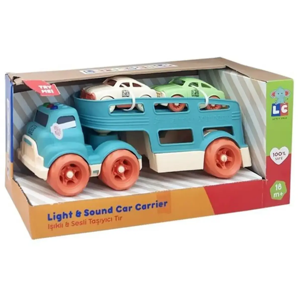 LC Işıklı ve Sesli Taşıyıcı Tır 3 Parça