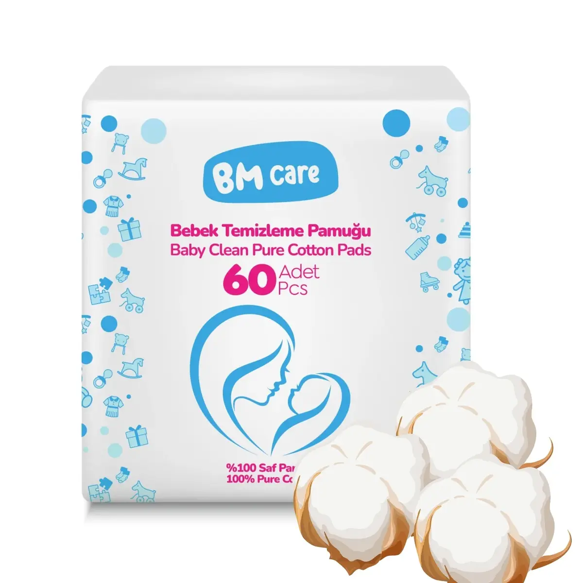 BM Care Temizleme Pamuğu 60lı BM Care Temizleme Pamuğu 60lı