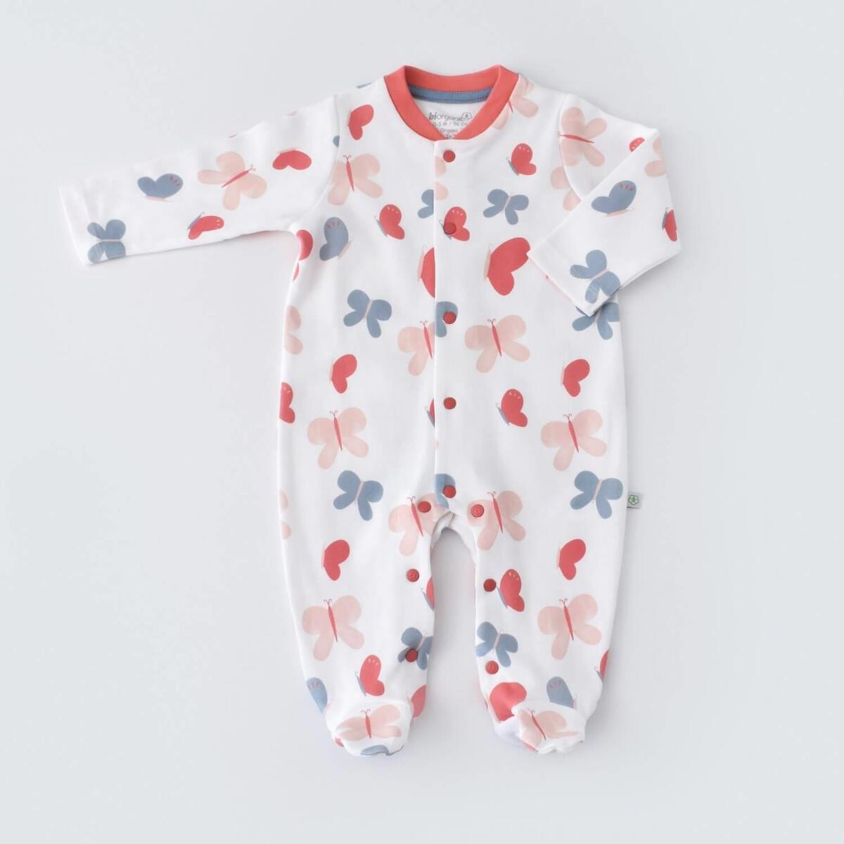 Bibaby Organik Hastane Çıkışı 10lu Wild Flowers Coral