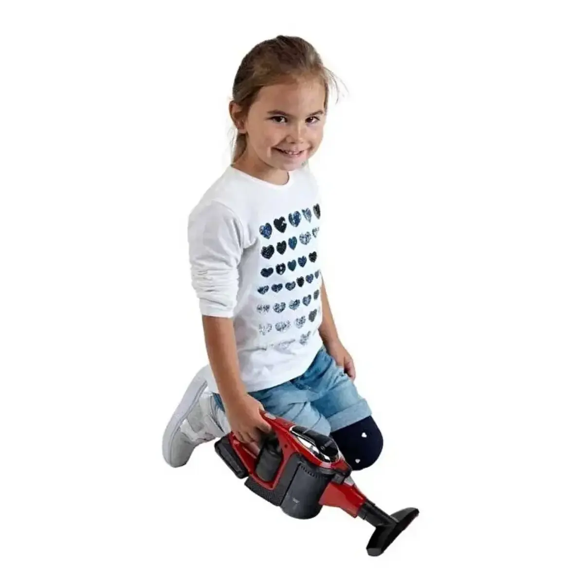 Bosch Unlimited Sesli Ve Işıklı Oyuncak Dikey Süpürge Kırmızı