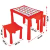 Pilsan Story İki Tabureli Masa Kırmızı