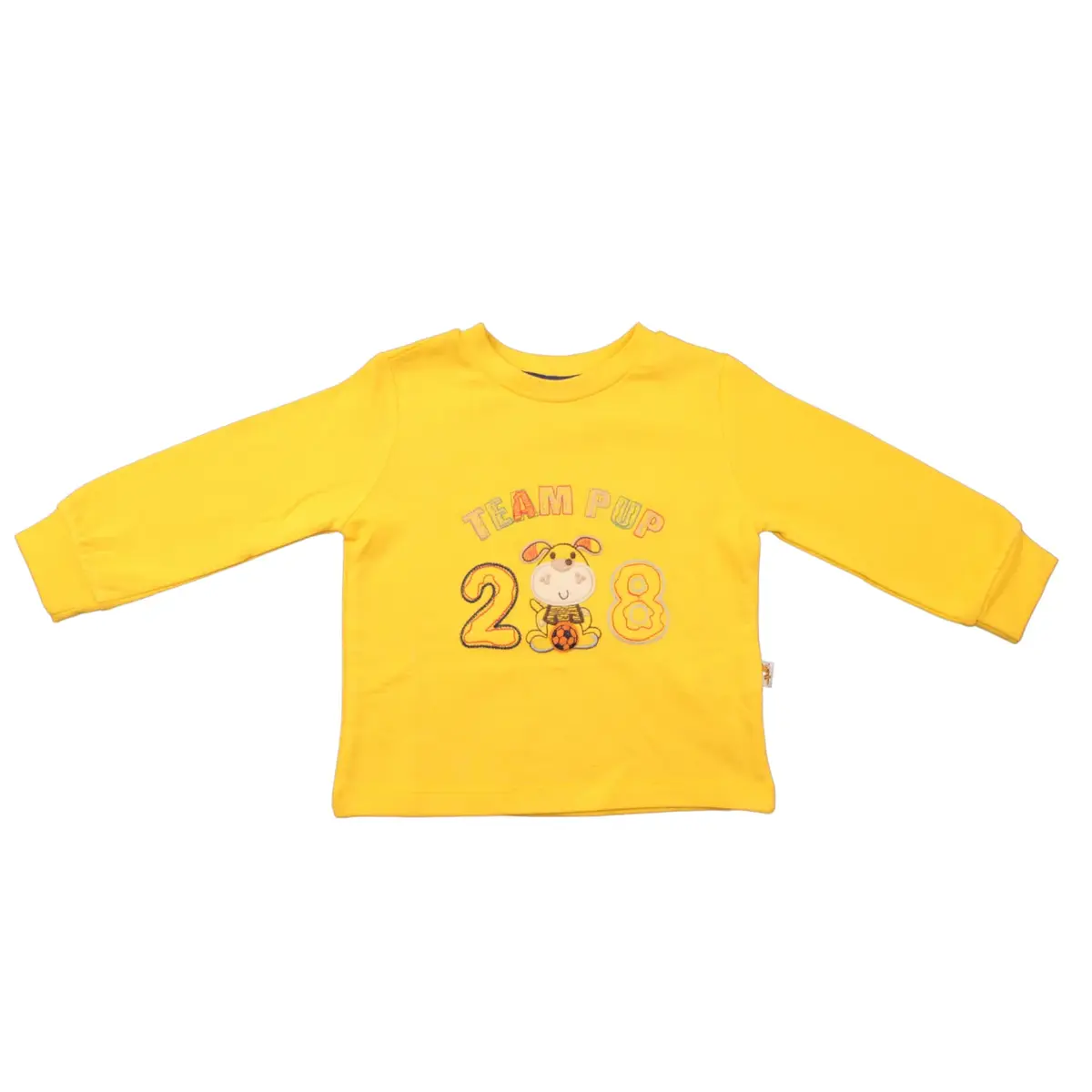 Mini Damla Sweatshirt Köpek Sarı