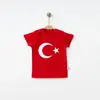 Winimo T-Shirt Ay Yıldız Baskılı Kırmızı
