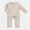 Bibaby Organik Pijama Takımı Curly Sheep Bej