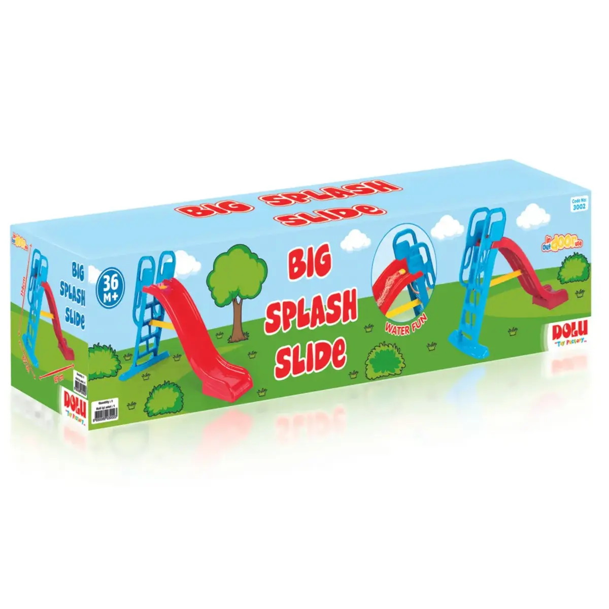 Dolu Büyük Su Kaydırağı 2'si 1 Arada