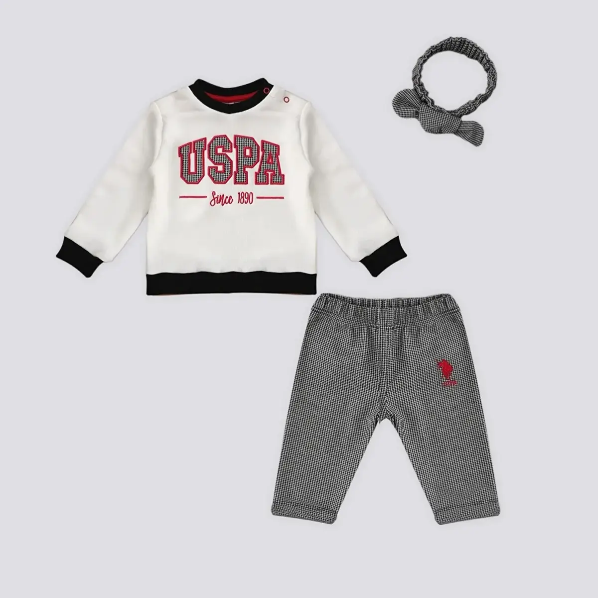 U.S. Polo 3lü Takım Krem