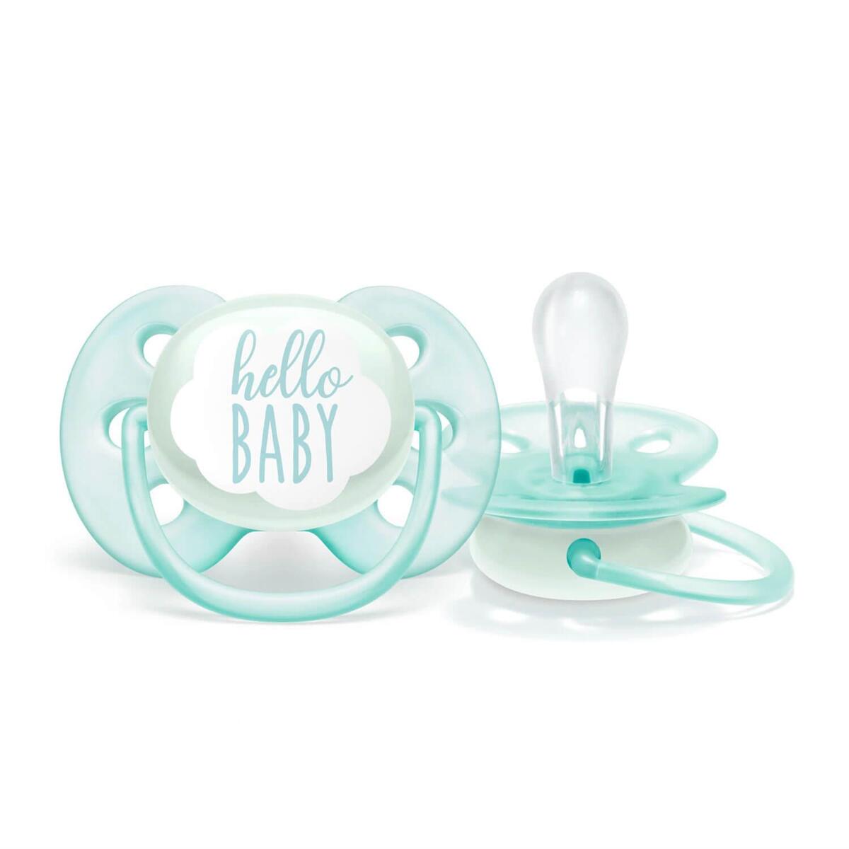 Philips Avent SCF222/01 Ultra Soft Silikon Emzik 0-6 Ay Erkek