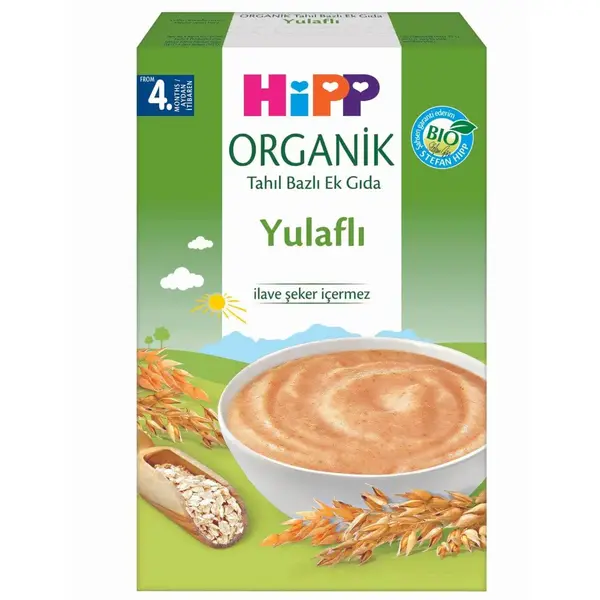 Hipp Organik Yulaflı Ek Gıda Kaşık Maması 200 gr