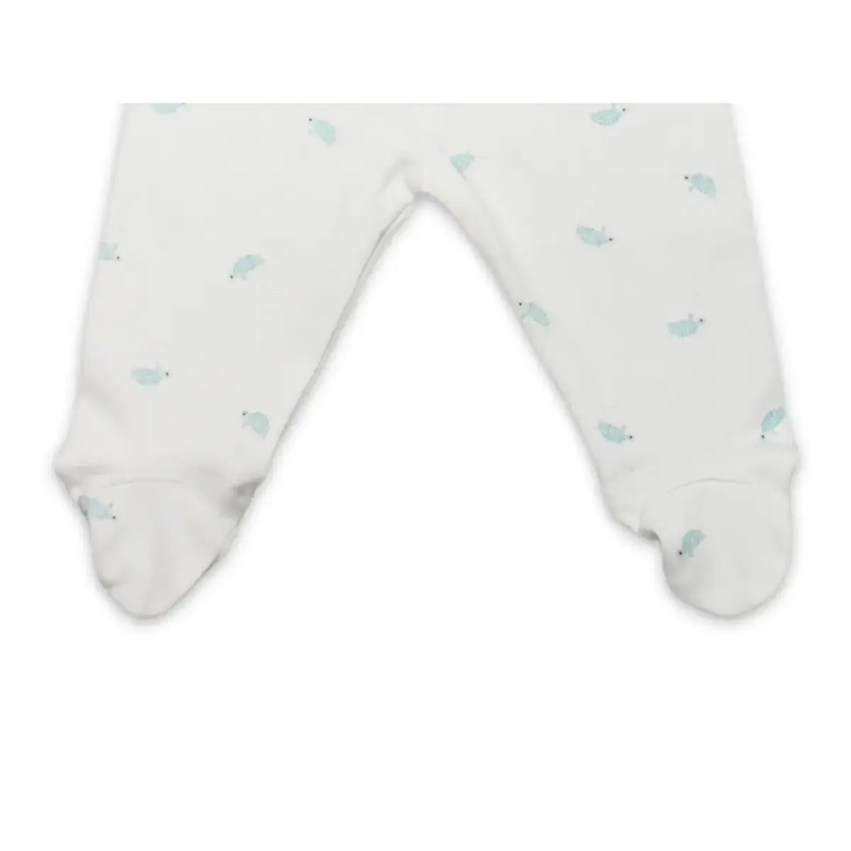 Bistyle Pantolon Patikli Hello World Mint - Ekru