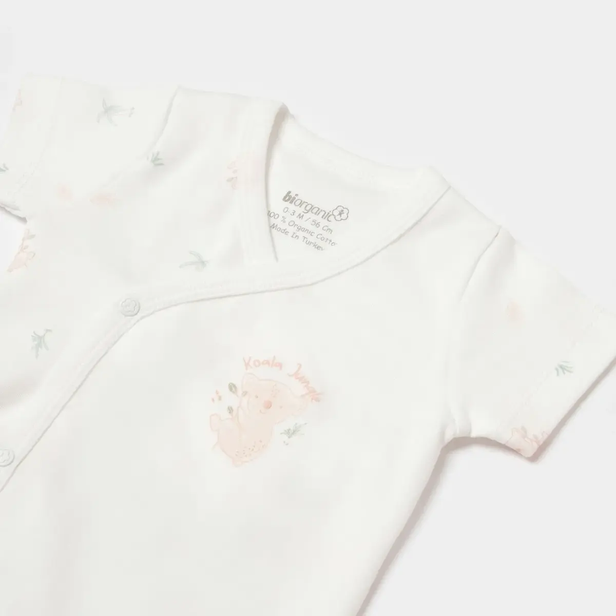 Bibaby Organik İç - Dış Zıbın Koala Jungle Pembe