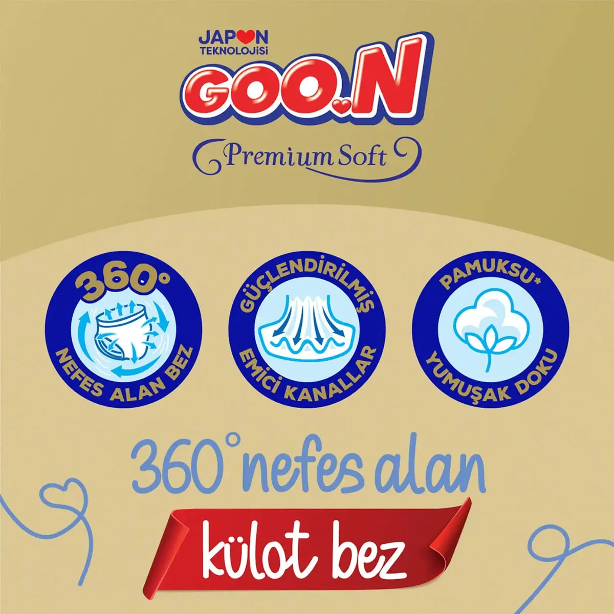 Goon Premium Külot Bebek Bezi 7 Beden 18-30 Kg 21li Jumbo Paket