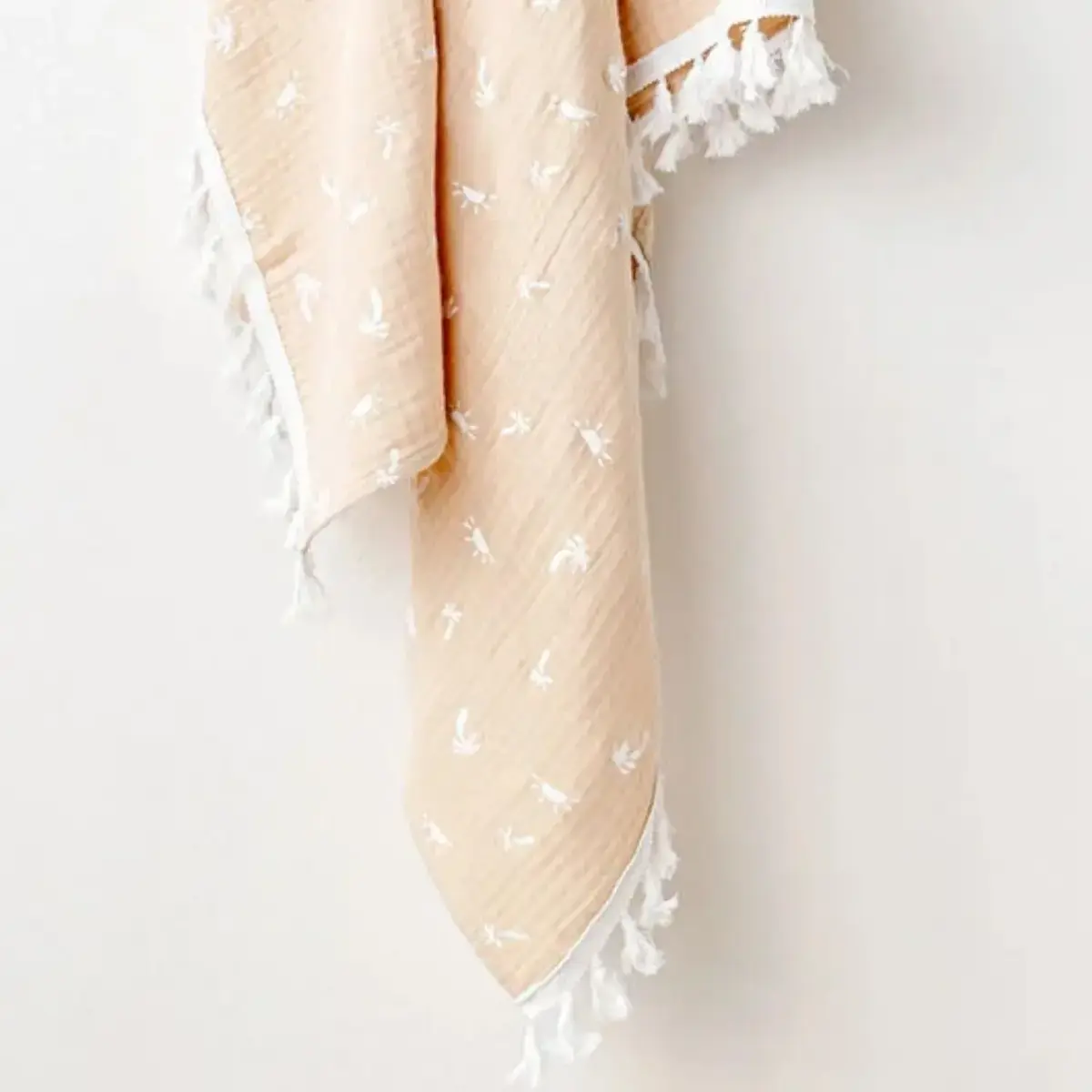 Andy Wawa Müslin Battaniye Smil All Day 120x90cm Bej