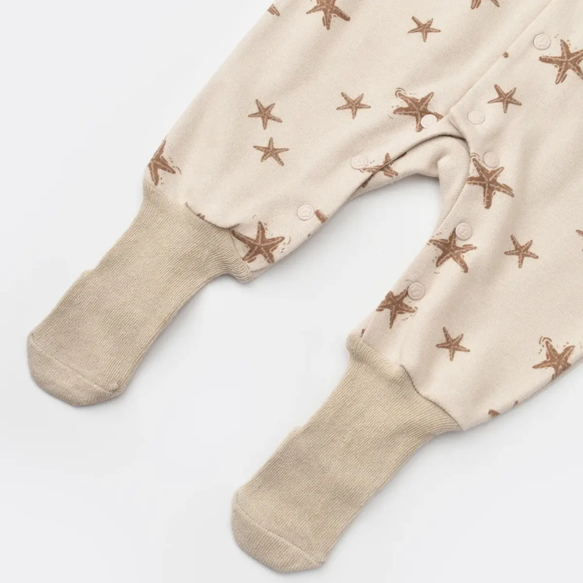 Bibaby Organik Tulum Çoraptolon Magic Starfish Latte