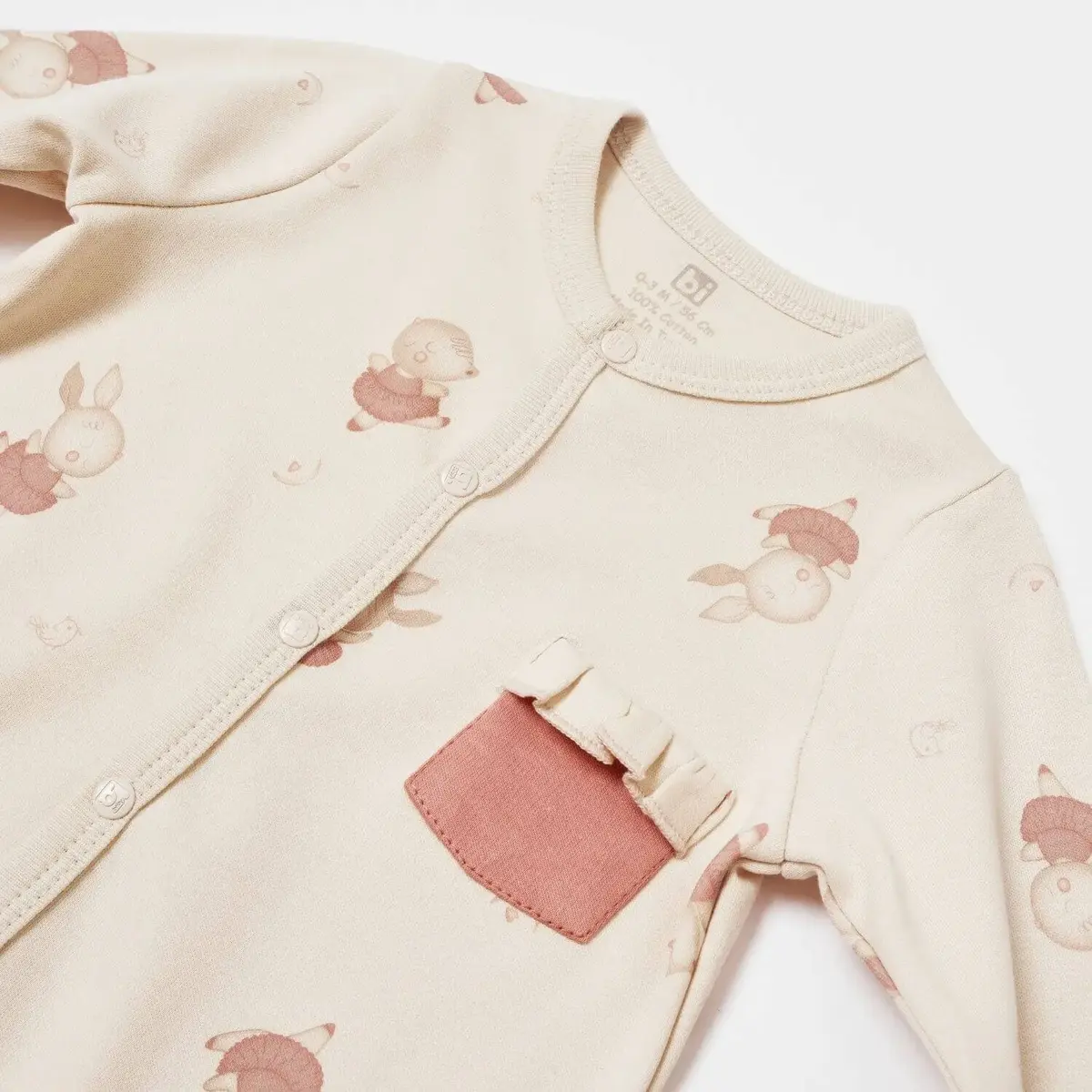 Bibaby Tulum Çoraptolon Ballery Princess Bej - Gül Kurusu