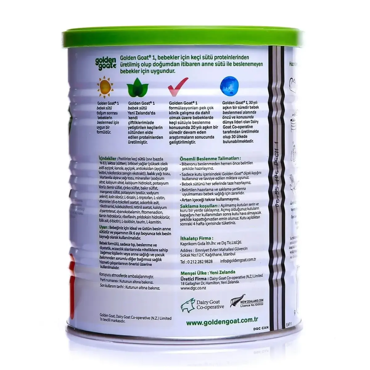 Golden Goat 1 Keçi Bebek Sütü 400 gr