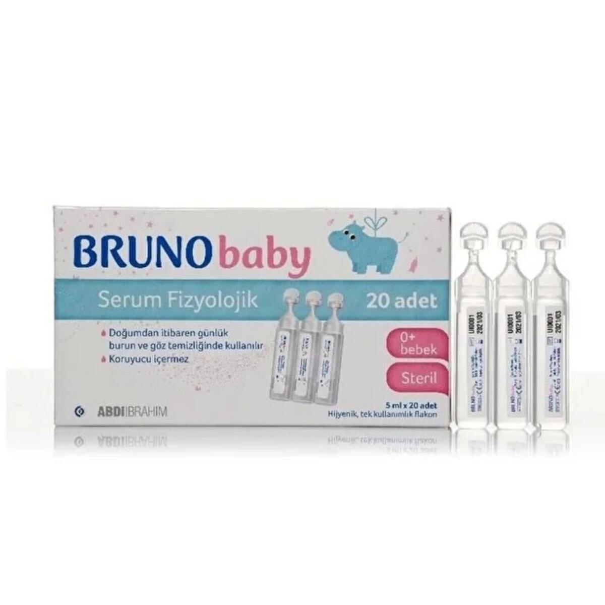Bruno Serum Fizyolojik  5 ml X 20 Flakon