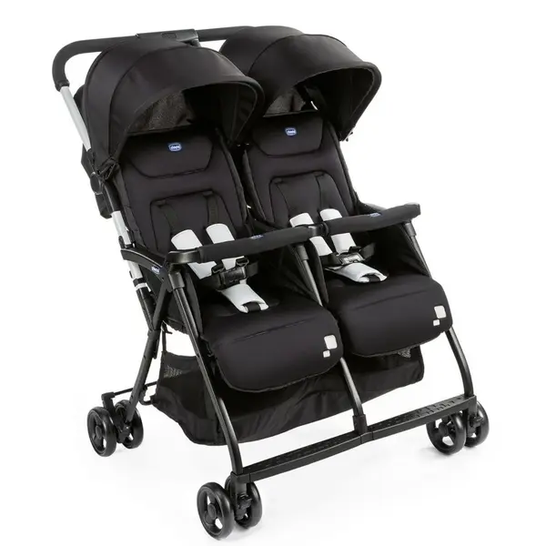 Chicco Ohlala İkiz Bebek Arabası Black Night