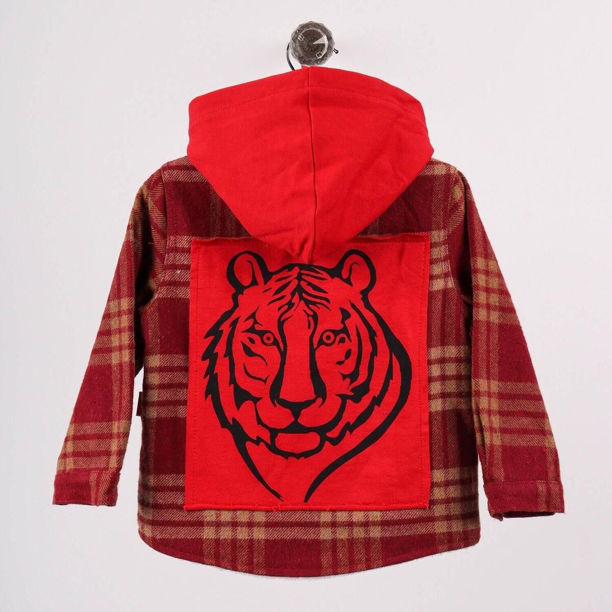 Overdo Gömlek Oduncu Welsoflu Bordo