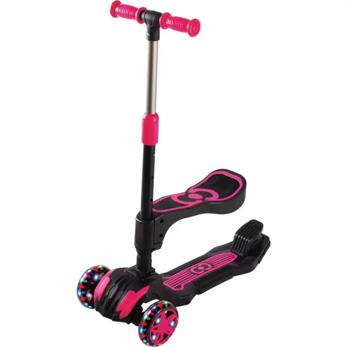Cool Wheels Combo Oturaklı Scooter Pembe