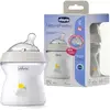 Chicco Natural Feeling Silikon Emzikli PP Biberon Desenli 150 ml 0+ Ay Yeni