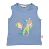 Mini Damla T-Shirt Kolsuz Jungle Koyu Mavi