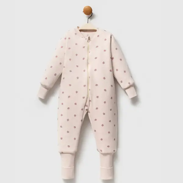 Ella Bonna Uyku Tulumu Çoraplı 2,5 Tog Bej Flowers