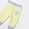 Bibaby Organik Pantolon Patiksiz Love You Baby Yellow Lavander