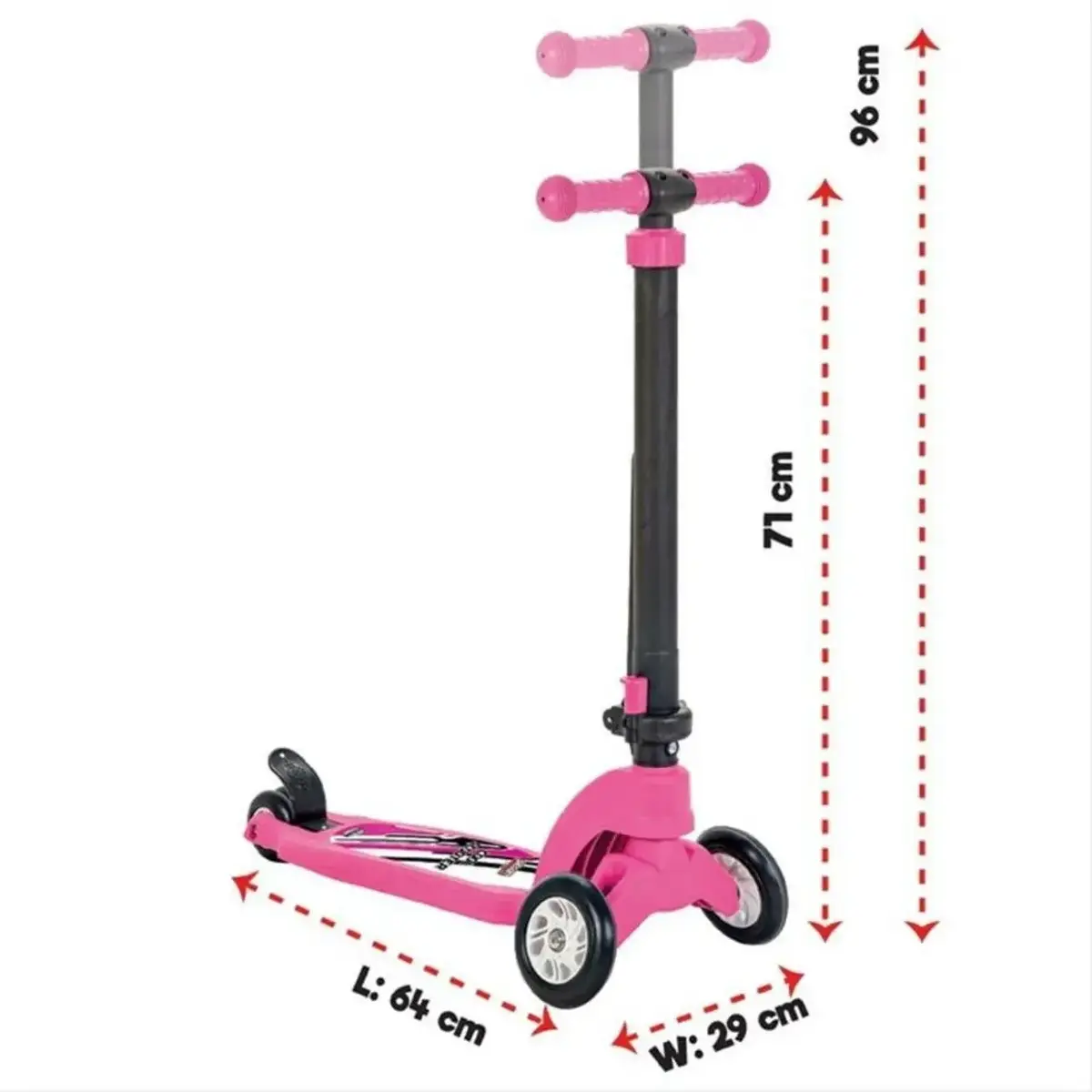 Pilsan Adventure Scooter Pembe