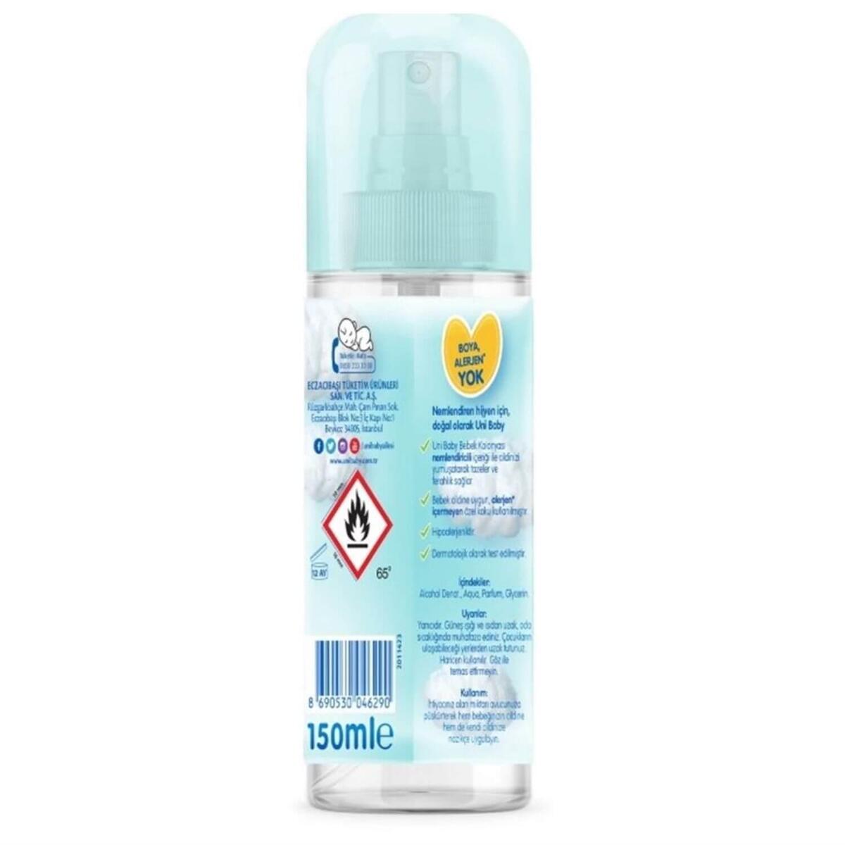Uni Baby Bebek Kolonyası 150 ml Çiçeksi Kokular