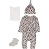 İdil Baby Zıbın Takımı 5li Prematüre Leopar