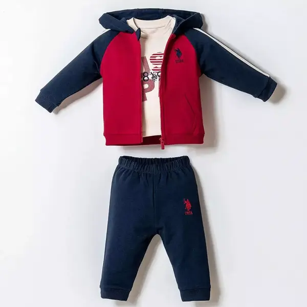 U.S. Polo 3lü Takım Kırmızı