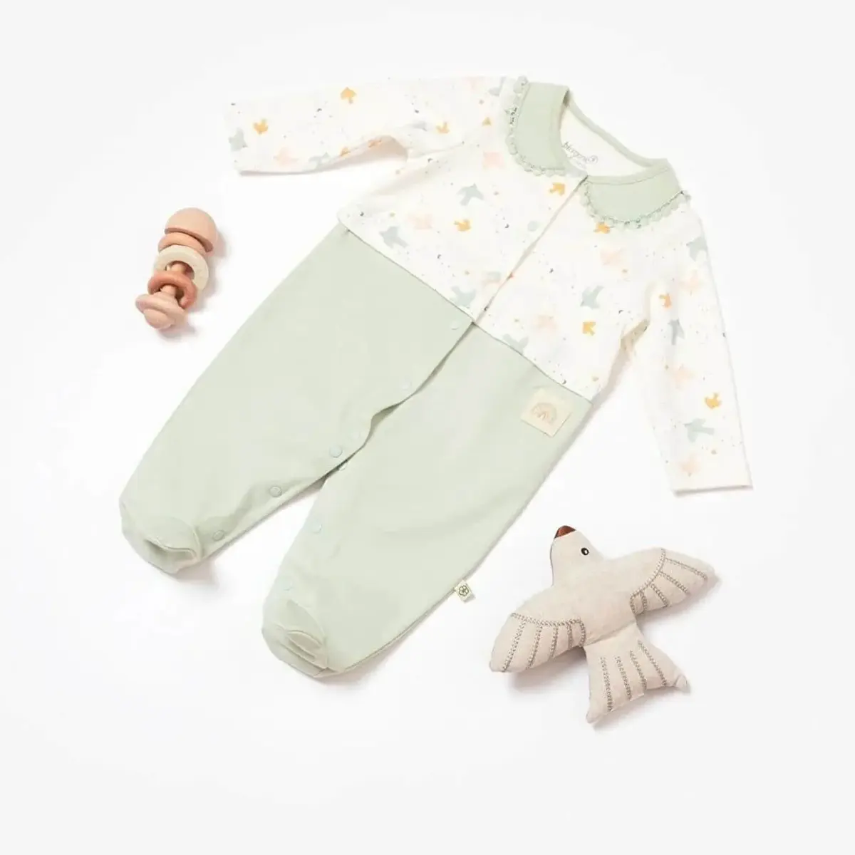 Bibaby Organik Tulum Tiny Birds 