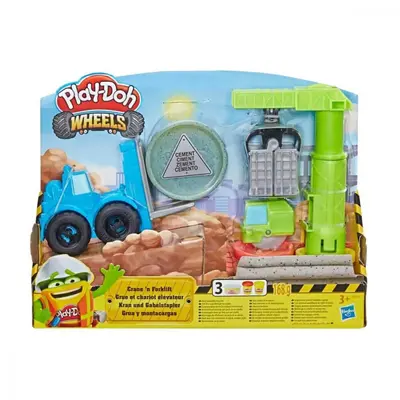 Play-Doh Çalışkan Vinç ve Forklift