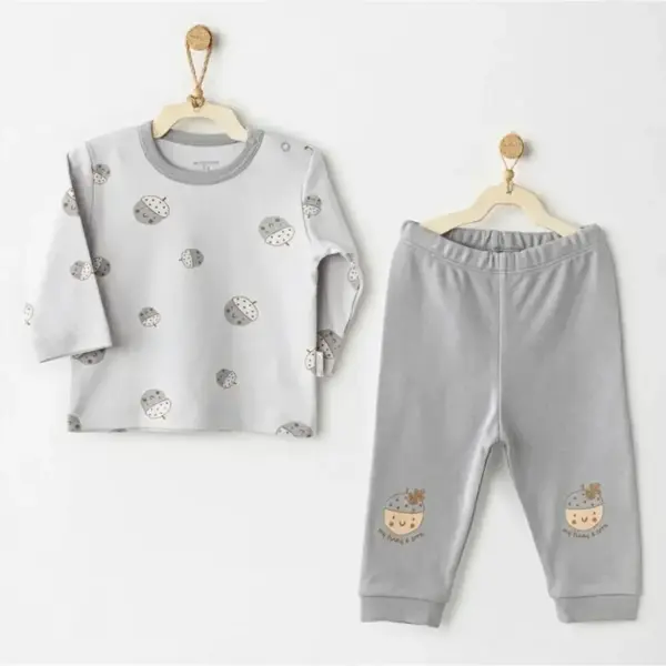 Andy Wawa 2li Takım Hello Autumn Gri