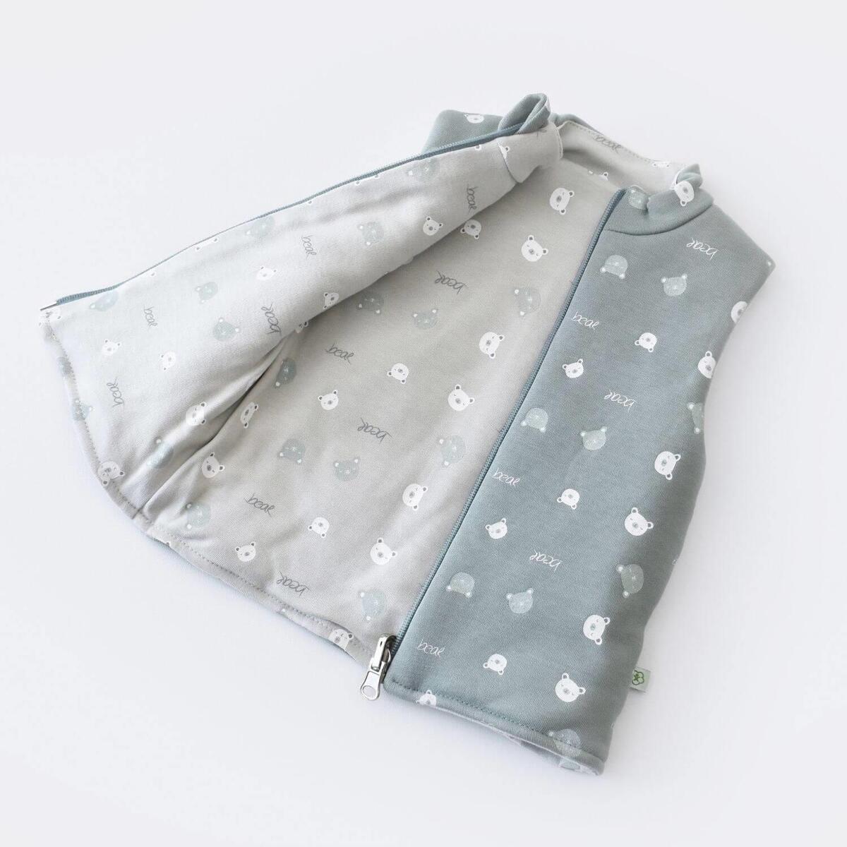 Bibaby Organik 3lü Takım Hug Me Bear Kar Melanj