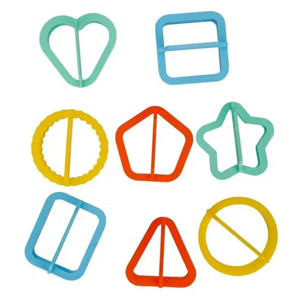 Crafy Oyun Hamur Kalıbı Şekiller 8 Parça Kartela