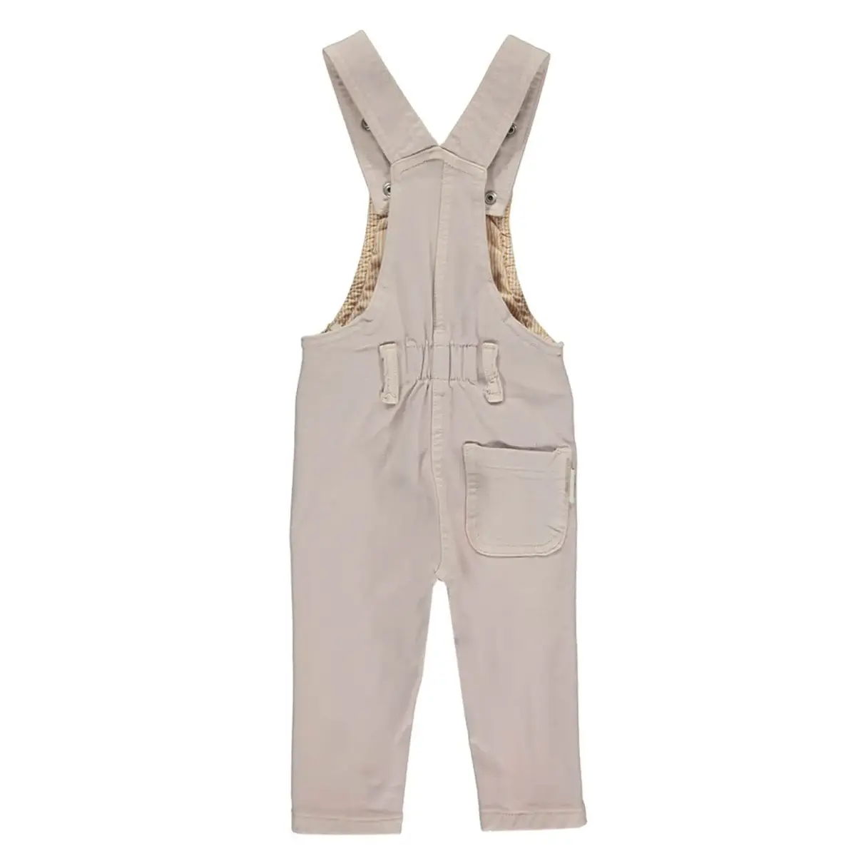 Overdo Salopet Renkli Tavşan Nakışlı Bej