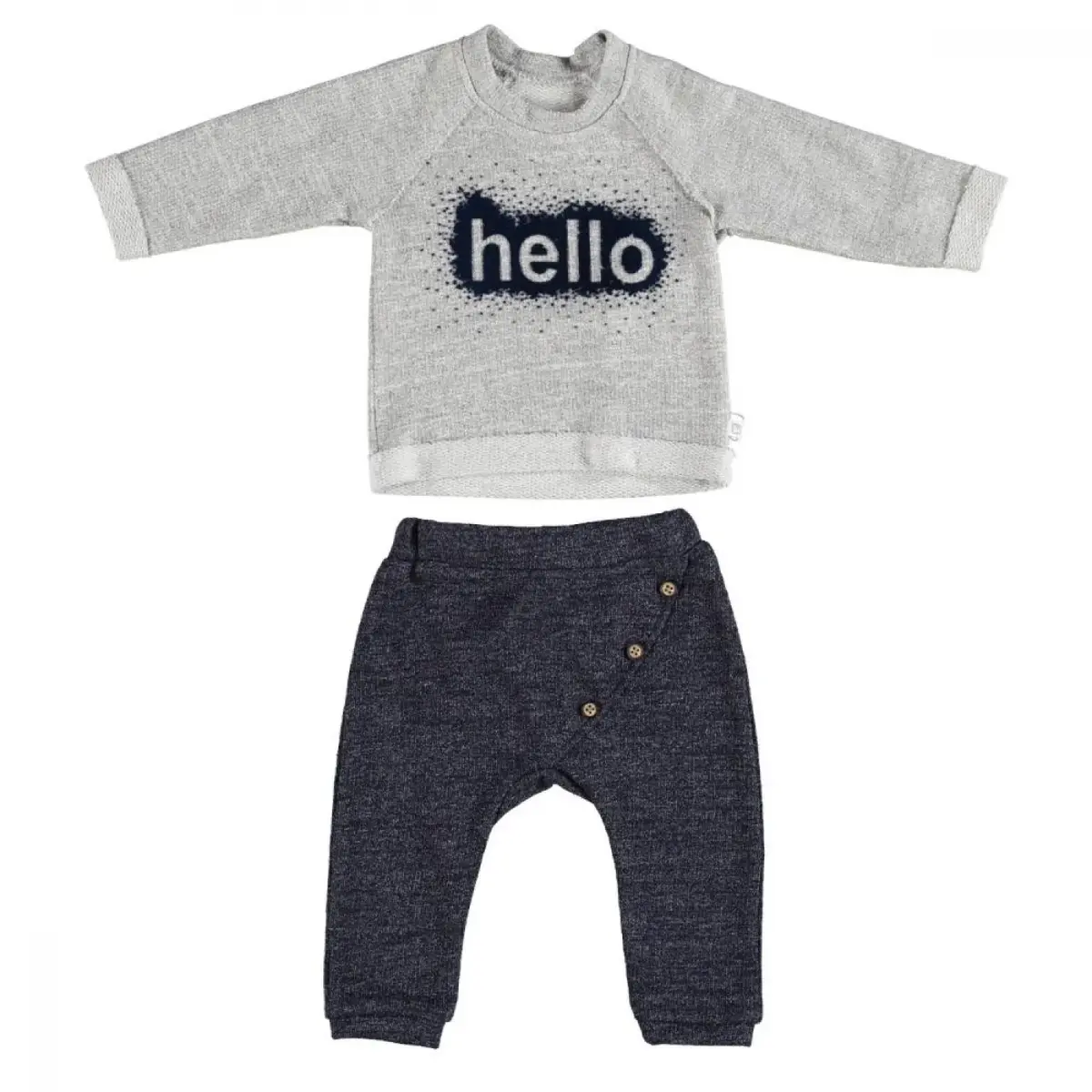 Bibaby 2li Takım Hello Lacivert