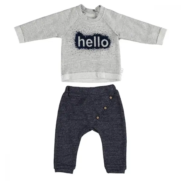 Bibaby 2li Takım Hello Lacivert