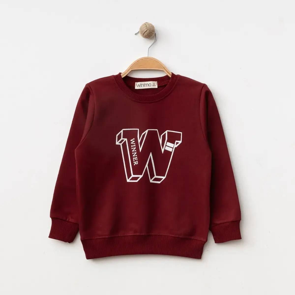 Winimo Sweatshirt W Baskılı Bordo