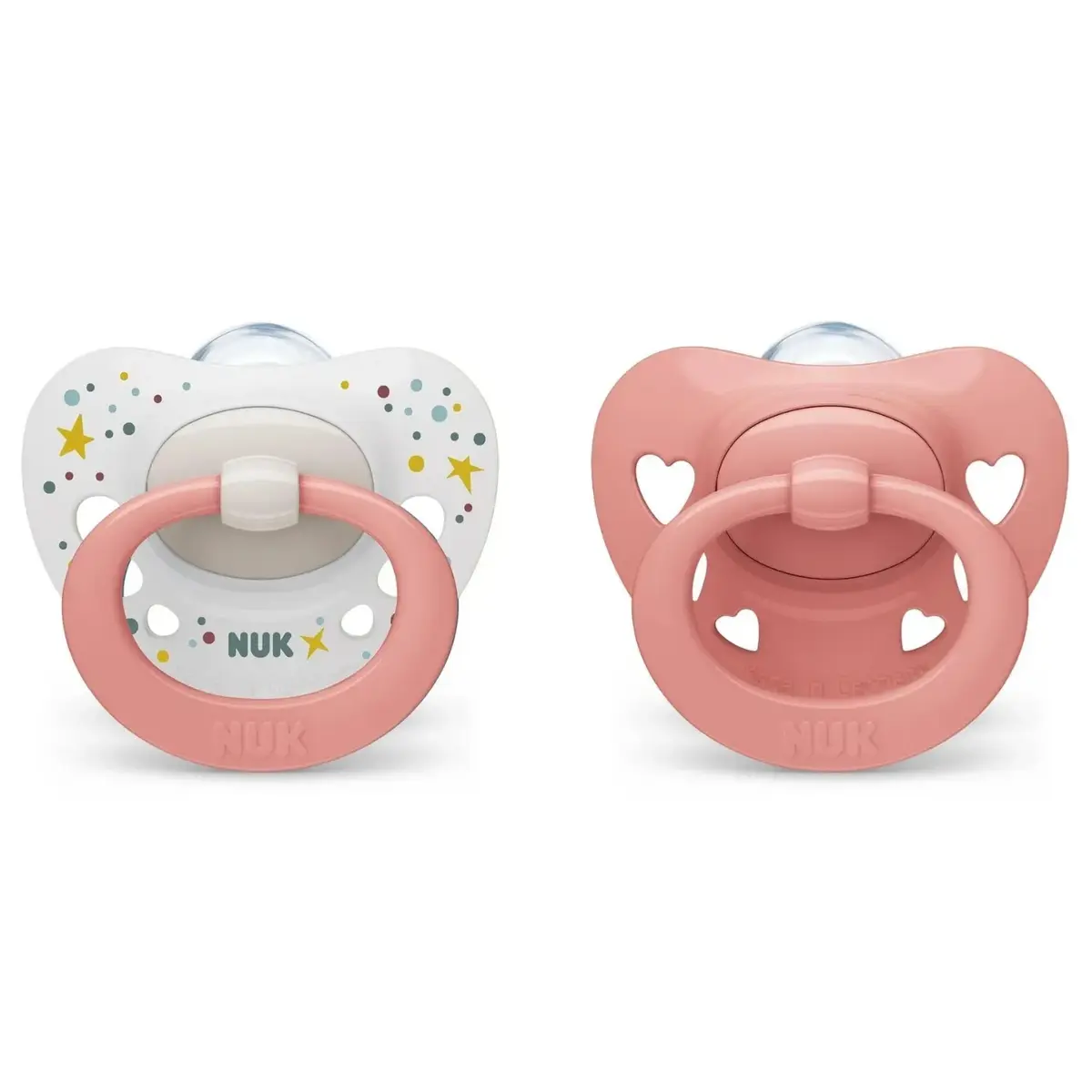 Nuk Signature Silikon Emzik 2li 0-6 Ay Kız