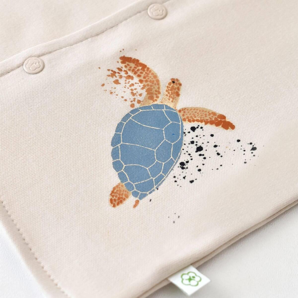 Bibaby Yelek Penye Organik Caretta In Live Taş