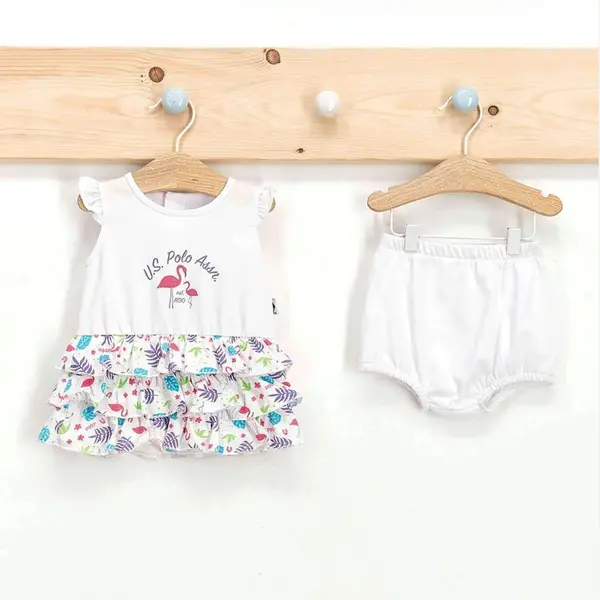 U.S. Polo 2li Takım Elbise Beyaz