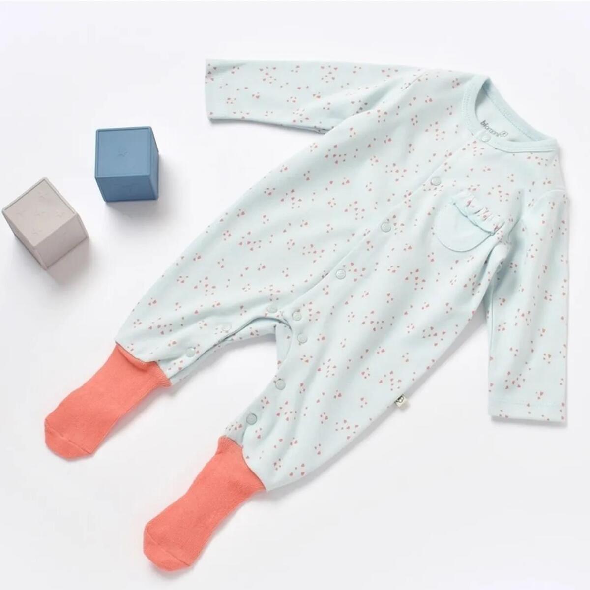 Bibaby Organik Tulum Çoraptolon Pretty Ears Bunny Mint