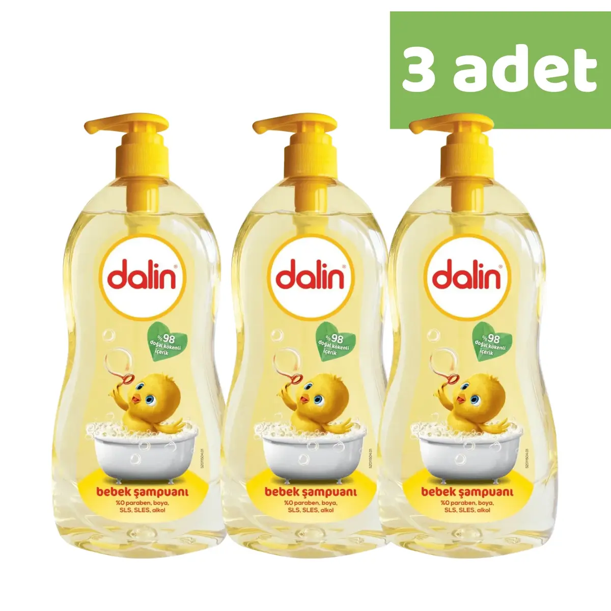 Dalin Klasik Bebek Şampuanı 700 ml x3 Adet Dalin Klasik Bebek Şampuanı 700 ml x3 Adet